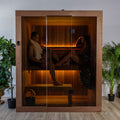 LeisureCraft CT Element Thermo Grandis 1 to 4 Person Indoor Sauna