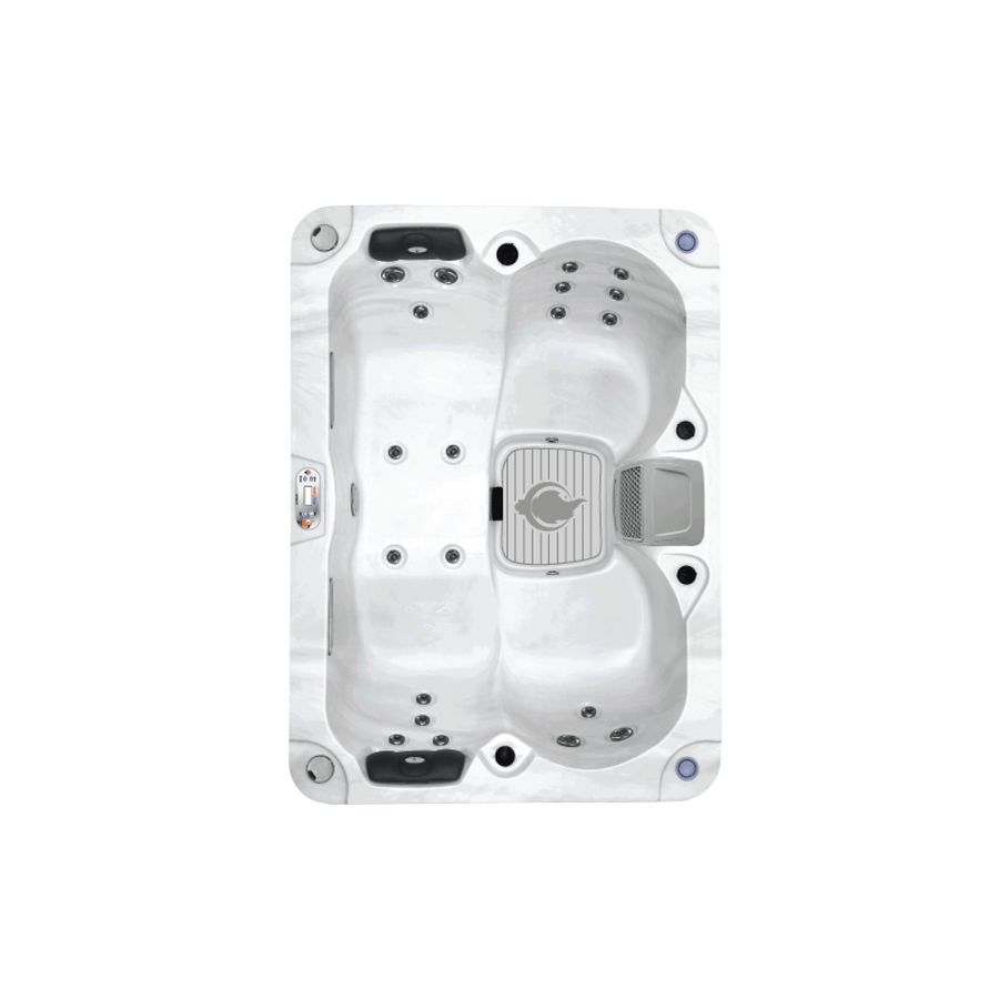 Liberty Spas LYS4000 4-person plug and play hot tub, top view