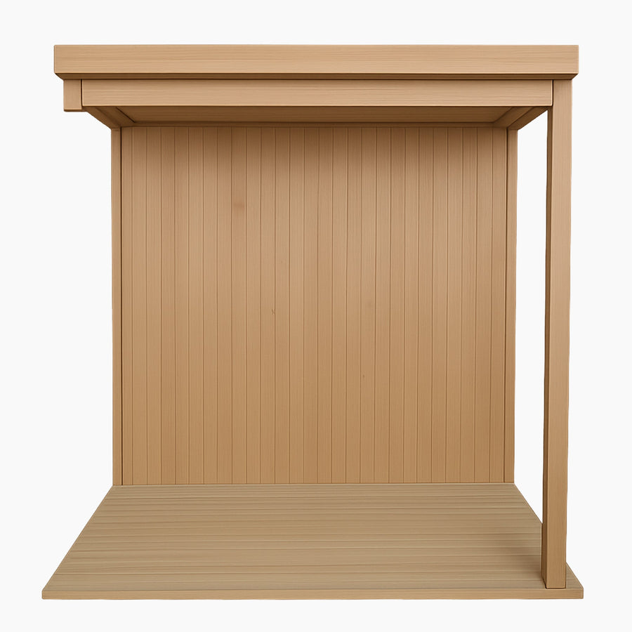 Revive Covered Deck Extension for 4 Person Traditional Sauna image 1